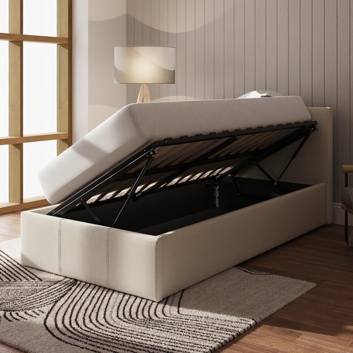 Side lift ottoman storage bed - ottoman,