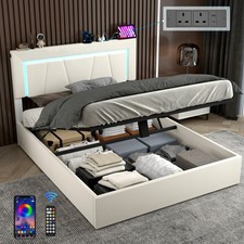 Bed Frame with Storage, 4ft6