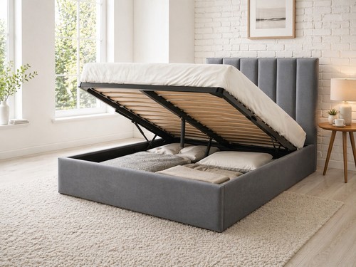 Panel headboard ottoman - headboard,